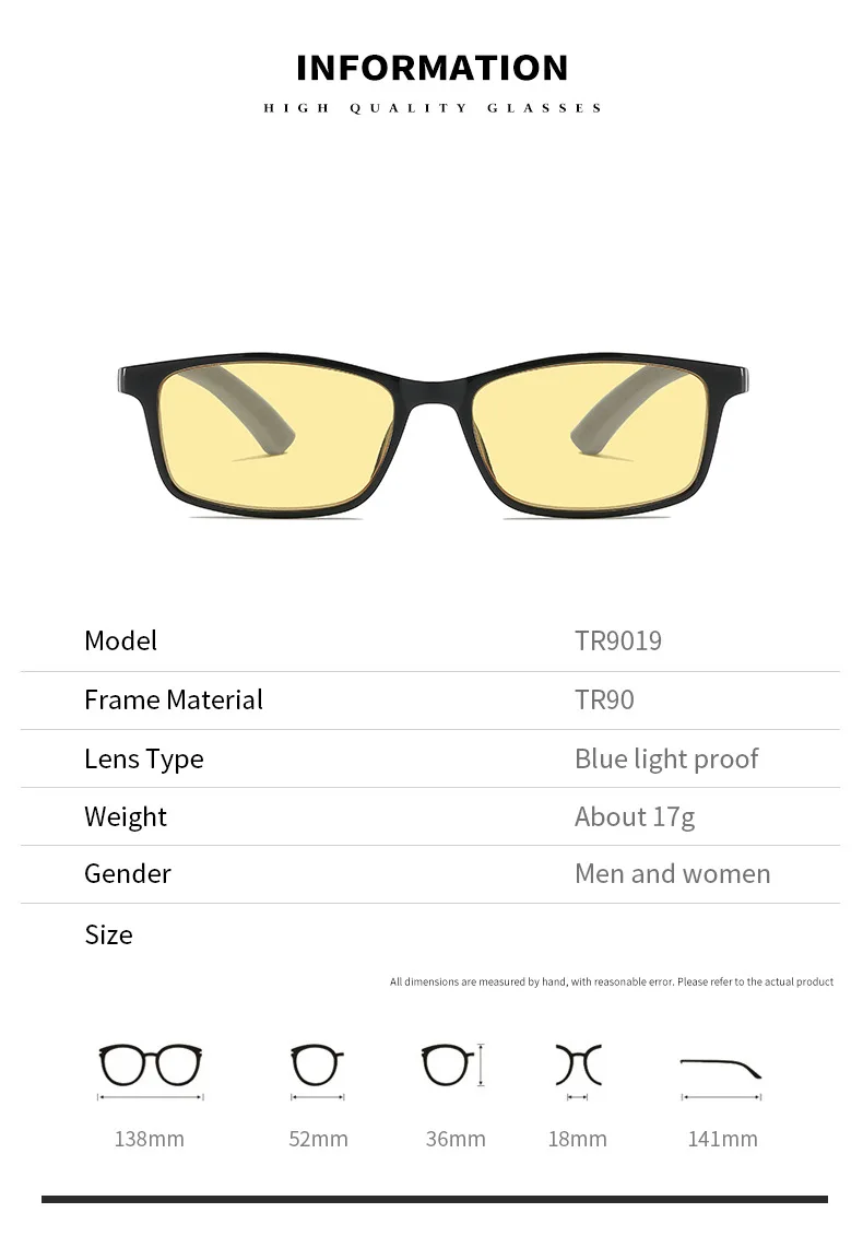 2026 Neue Anti-Blaulicht-Nachtsicht-Presbyopie-Brille Hochauflösende Ultraleichte Augenschutz-Lesebrille +1,0 bis +4,0 – Detail 8