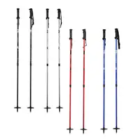 Ski Poles for Adults Kids with Lock System Ergonomic Grip Walking Sticks for Winter Sports Hiking Skiing Mountaineering Outdoor 1