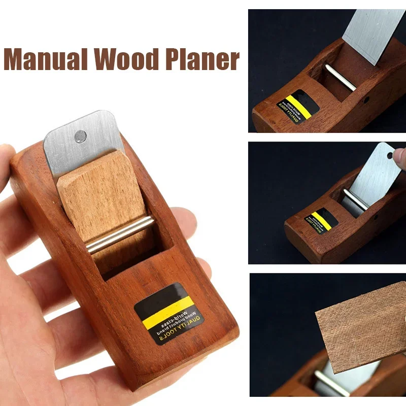 Home Garden Mini Woodworking Flat Plane Wooden Hand Planer Trimming plane Carpenter Woodcraft DIY Tool