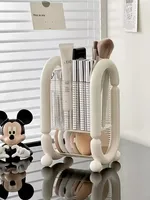 Makeup Brush Holder With Lid Lipstick Eyebrow Multi-functional Pencil Holder Eye Shadow Storage Box cosmetics storage bucket 1