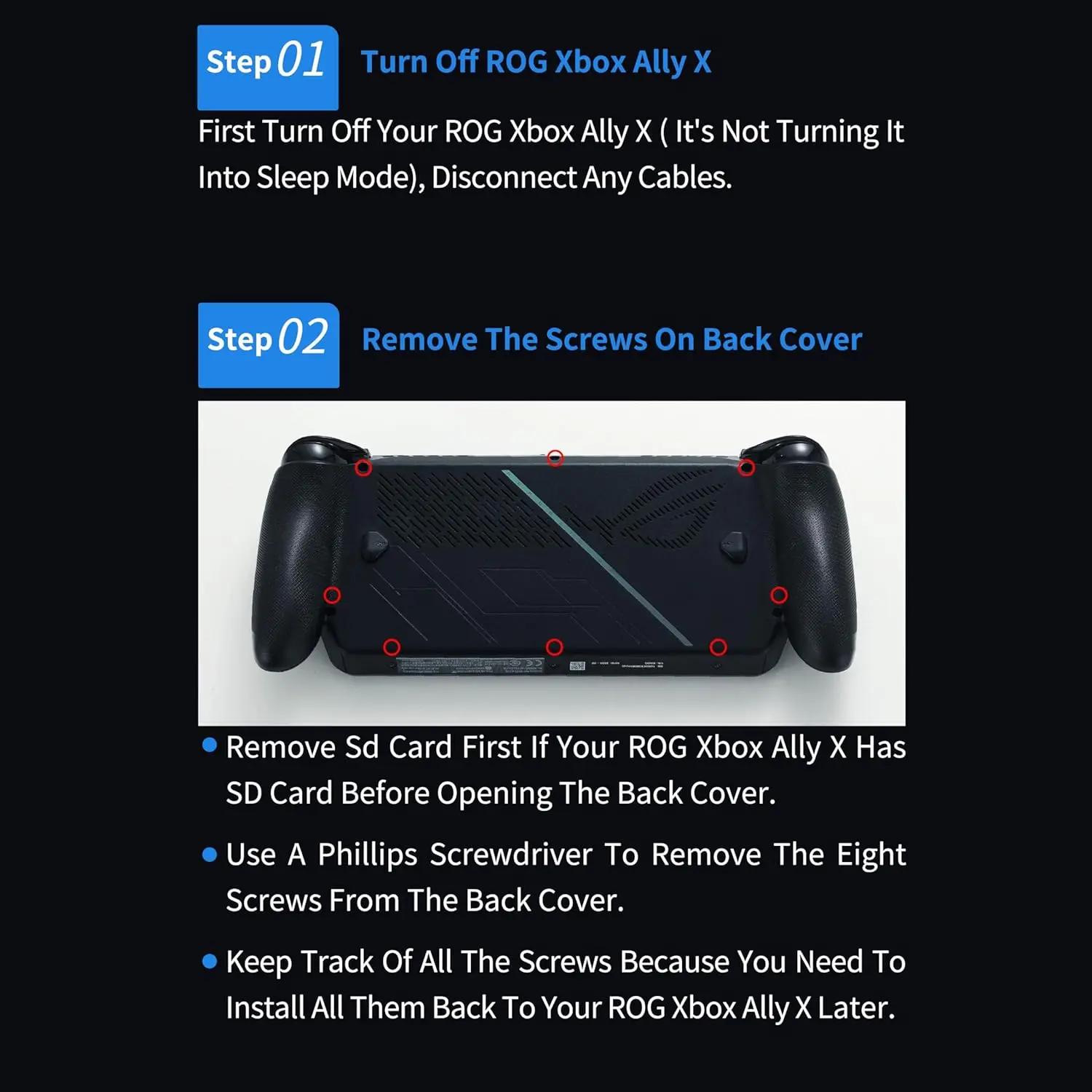 GuliKit RG02 TMR 조이스틱 모듈 (ROG Xbox Ally/Xbox Ally X용), 안티 드리프트 전자기식 아날로그 썸스틱 업그레이드 교체품