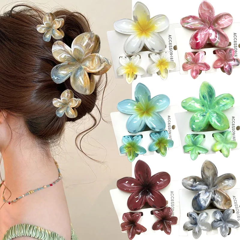Tropical Flower Hair Clip 1