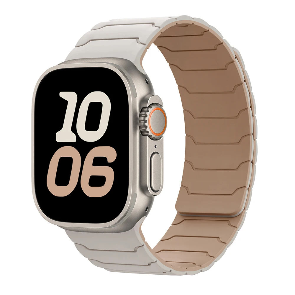 Magnetic Silicone Strap for Smartwatches - Flexible and Durable Bracelet Accessory
