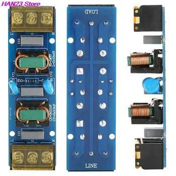 1PC 25A 6A filtro di alimentazione EMI alimentatore ad alta frequenza a 2 stadi filtro EMI scheda filtro passa-basso per la conversione di frequenza