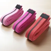 3Pcs Fabric Booty Long Resistance Bands Cloth Legs Butt Exercise Bands Elastic Hip Bands Fitness Workout Strength Training Loop - Image 5