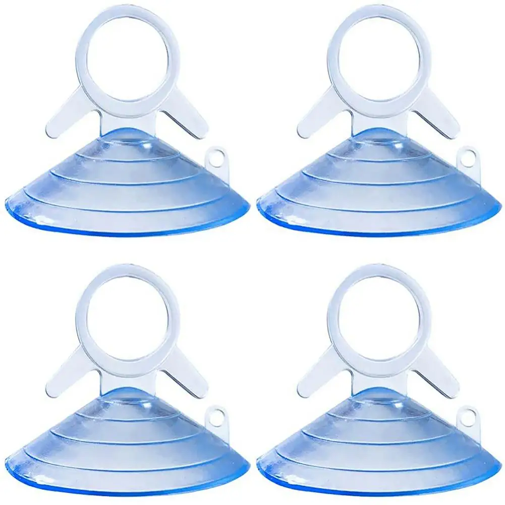 40Pcs 45mm Bathroom Toilet Suction Cup Car Sunshade Suction PVC Cups Clear Rubber Plastic Suckers Car Sun Visor Cups car sunshade