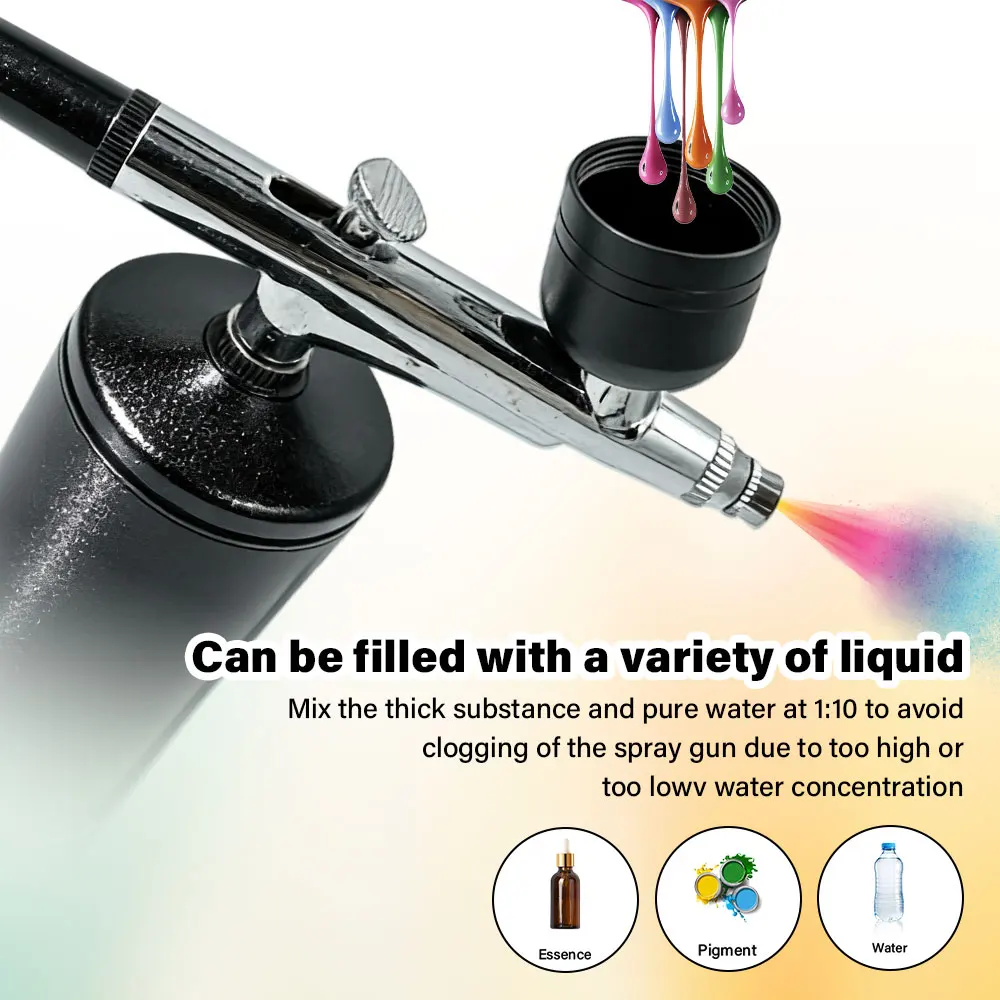 Airbrush Nail Art Painting Kit Compressor Mini Airbrush Nail Art Cake Painting Portable Hand Sprayer Gun