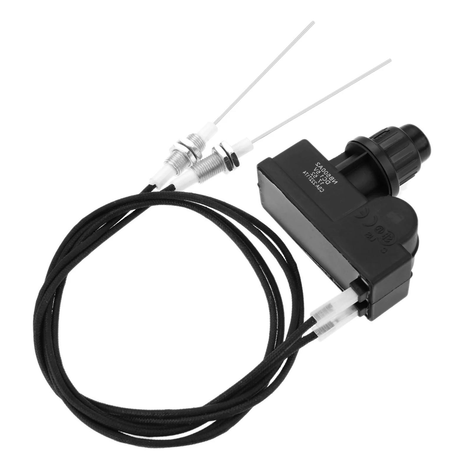 AA Battery Electronic Igniter Kit Two Exits with Spark Plug Wire Length 1 Meters Kit for Gas Heater Stove Grills BBQ 3Pcs/set grill ignition system