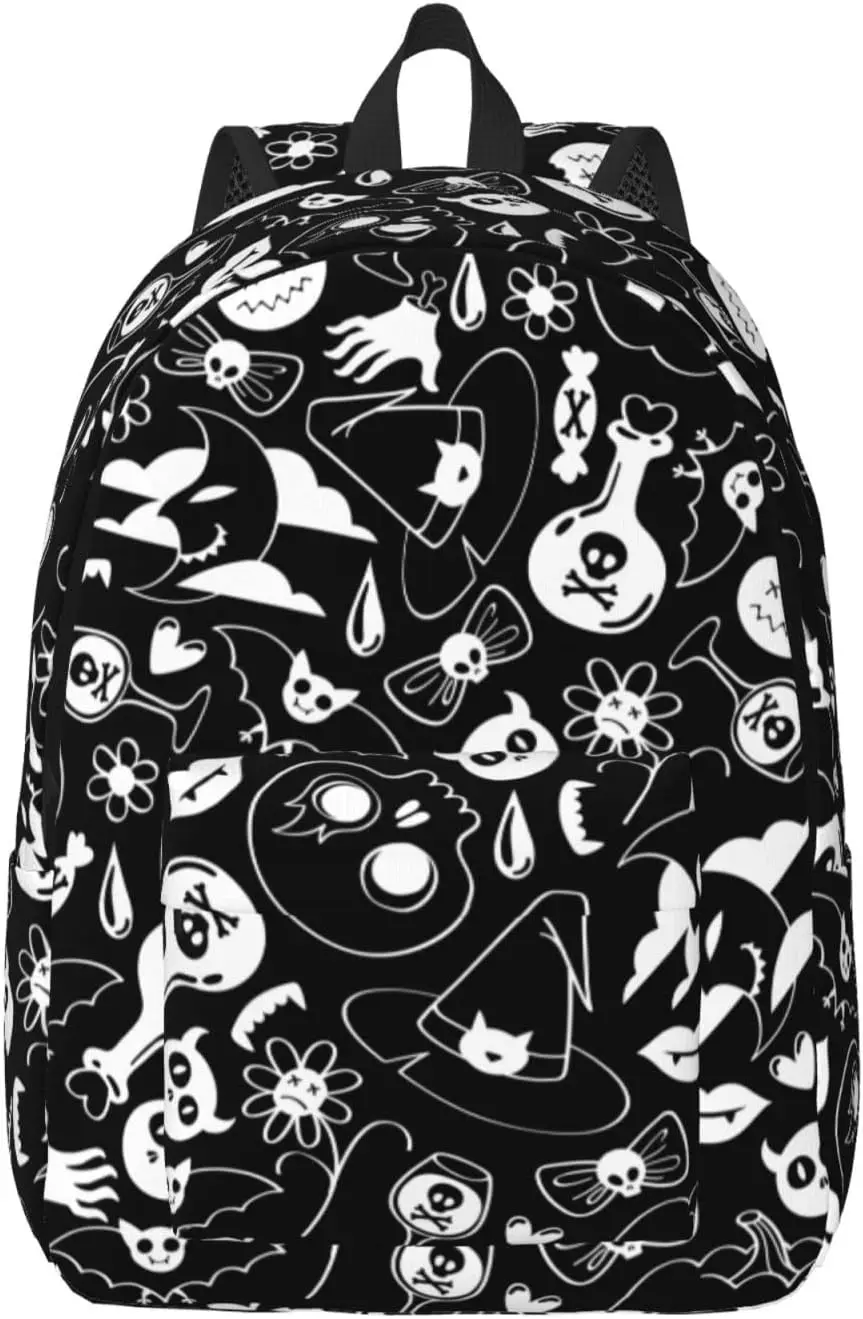 

Backpack Casual Lightweight Cat Laptop Backpack Men Women Travel Bag Outdoor Canvas Daypack