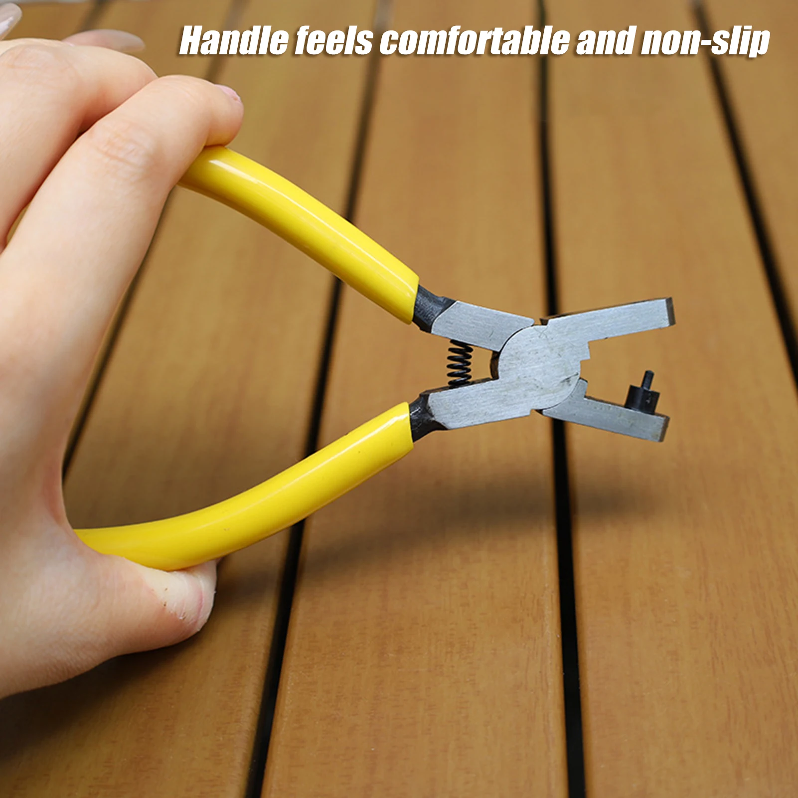 Shoe Strap Hole Puncher Pliers with Ergonomic Handle Easy to Use Wide Application Watch Band Hole Punch Pliers