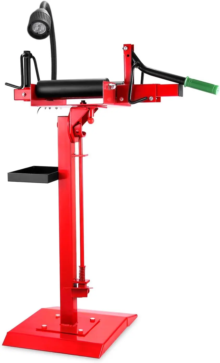 

Tire Spreader Portable Tire Changer with Stand Adjustable LED Light Tire Spreader Tool for Light Truck and Car
