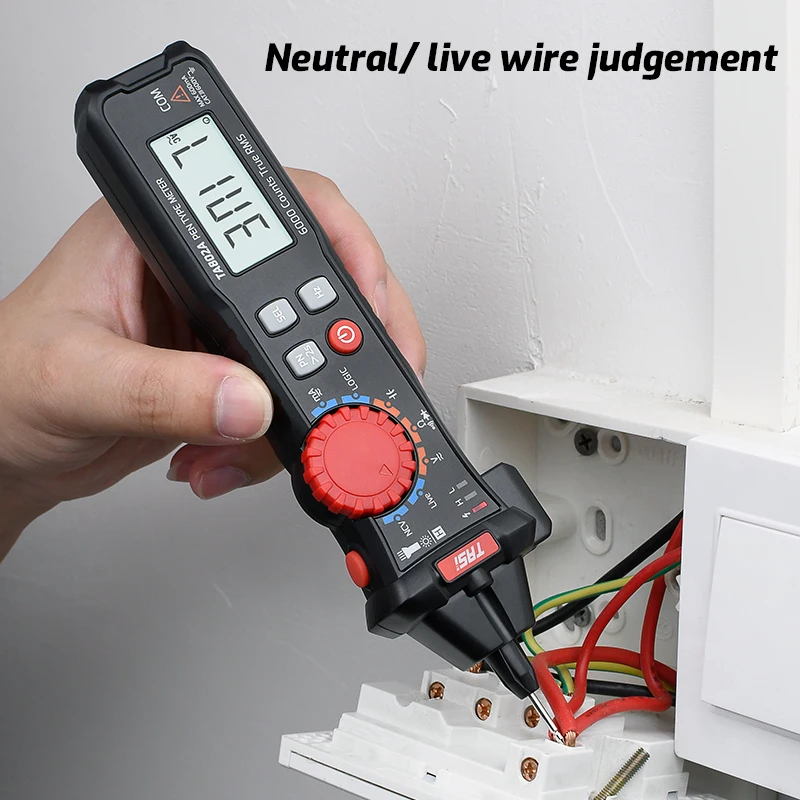 TA802A TA802B Digital Multimeter Pen Multimeter Tester Auto Range Handheld Professional MultiMeter Multimetro AC/DC NCV Tester