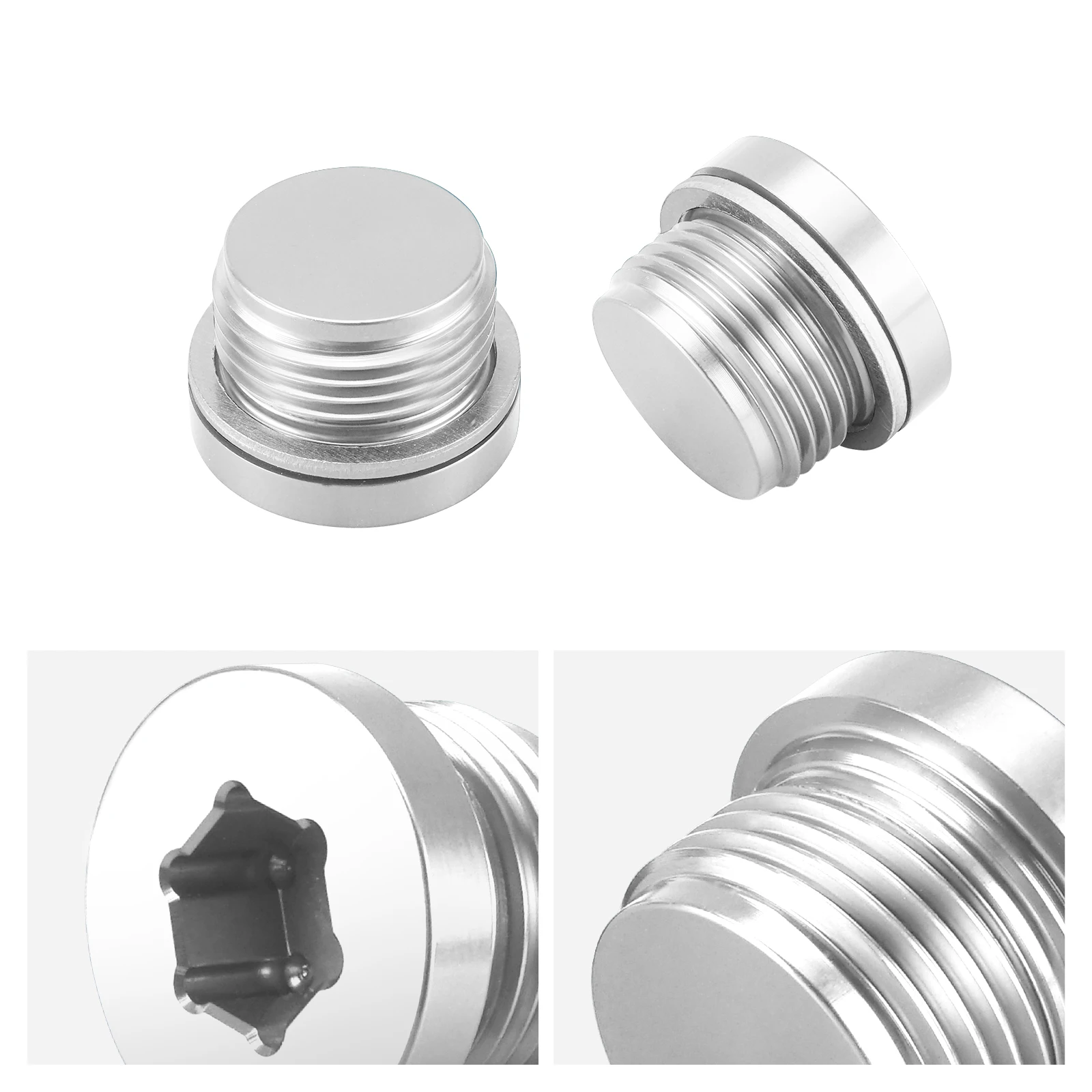 BEVINSEE Ölthermostatgehäuse-Stecker für BMW E90/E91/E92/E93 F30/F34/F31 335i, F10/F11/F07 E60/E61 535i, Ersatz für 11617568552 – Detail 9