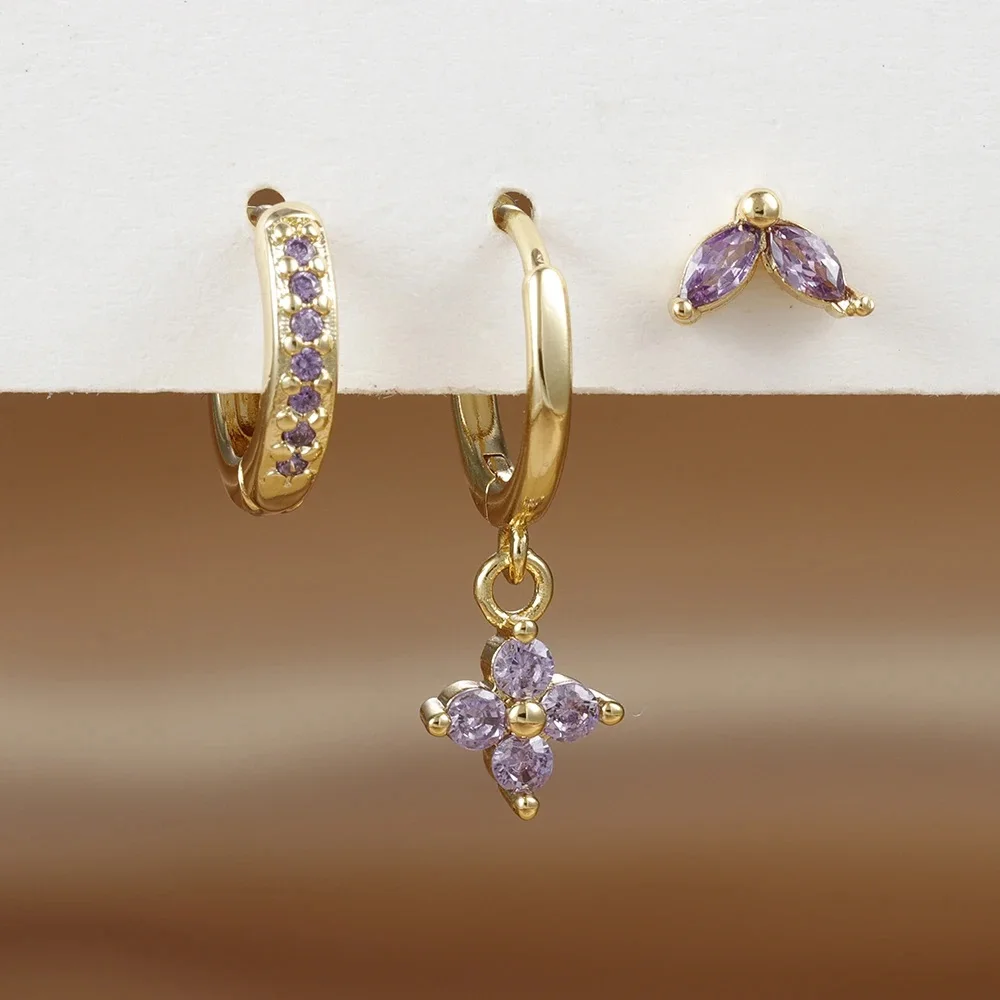 Gold-purple-3pcs