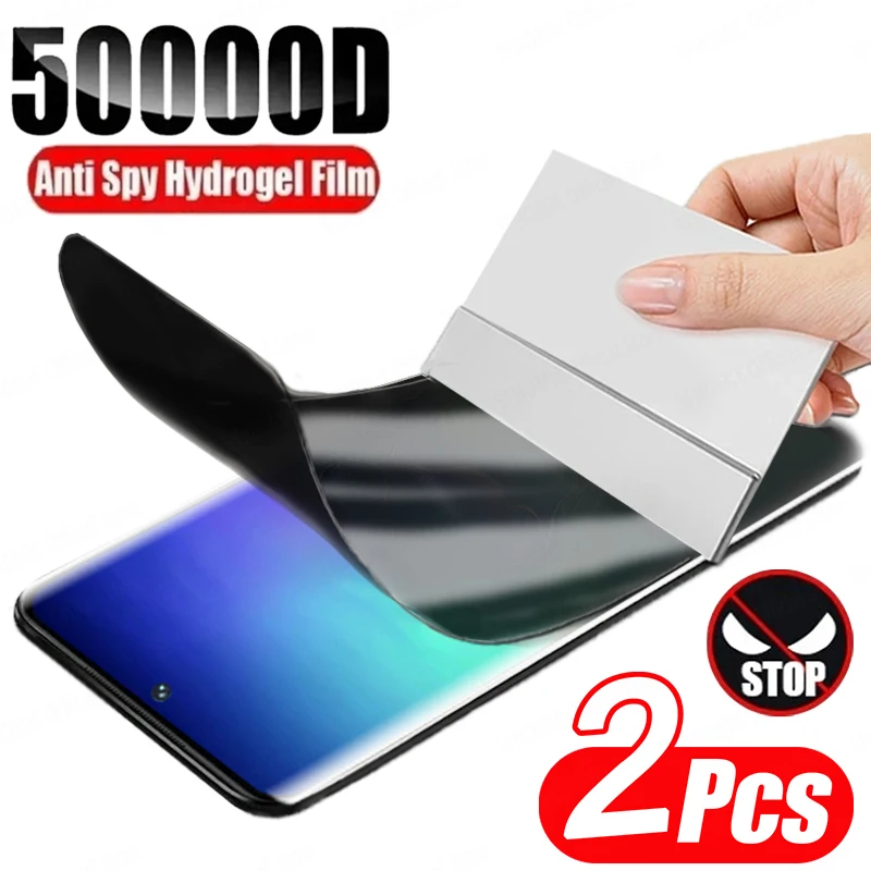 

2 шт., антишпионская Гидрогелевая пленка для Samsung Galaxy Note 10 20 S21 S22 S23 S24 Ultra Plus FE, Защита экрана для Samsung S10 S8 S9