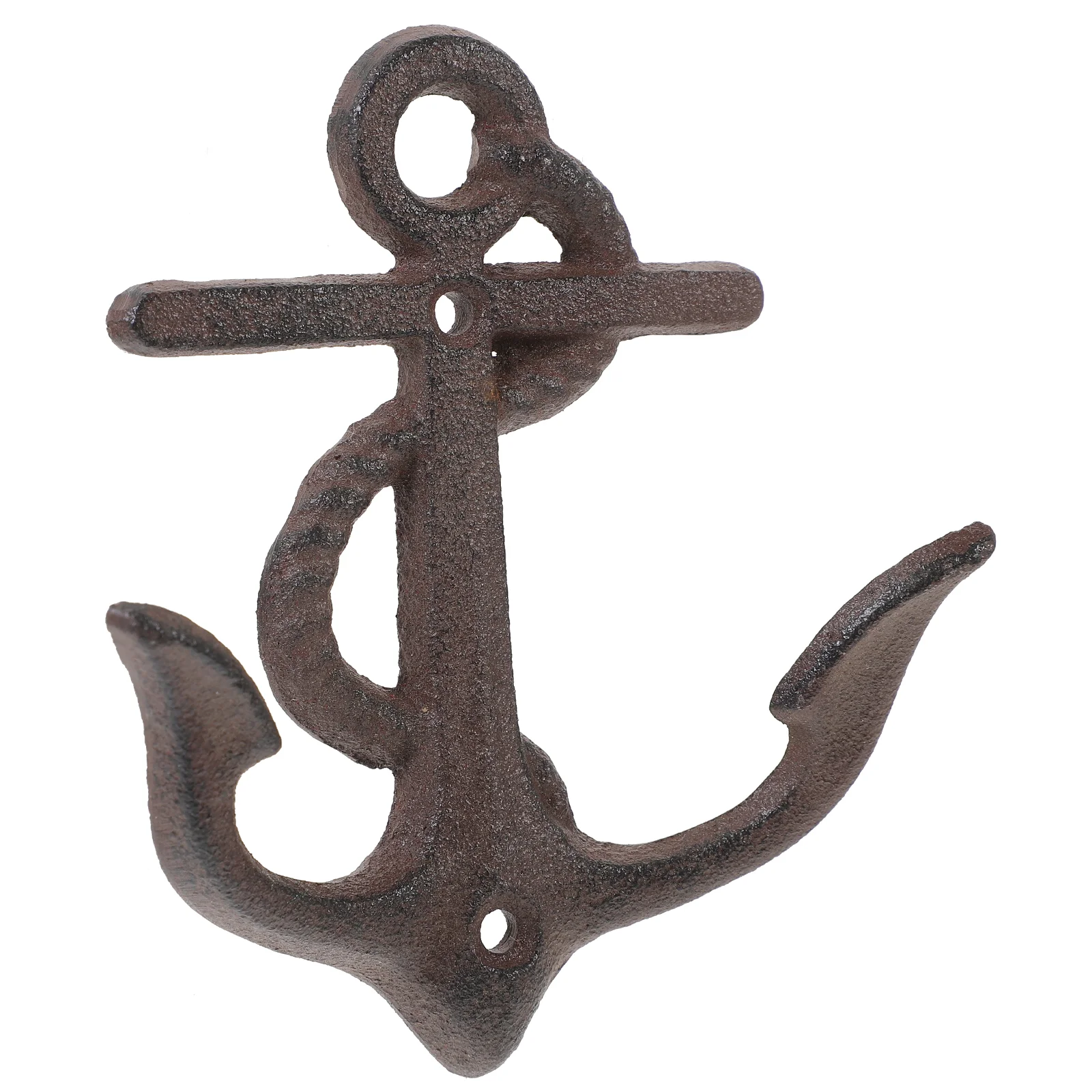 

Clothes Rack Wrought Hanging Hooks Key Hanger Household Iron Anchor Cast Decorative Wall Hat