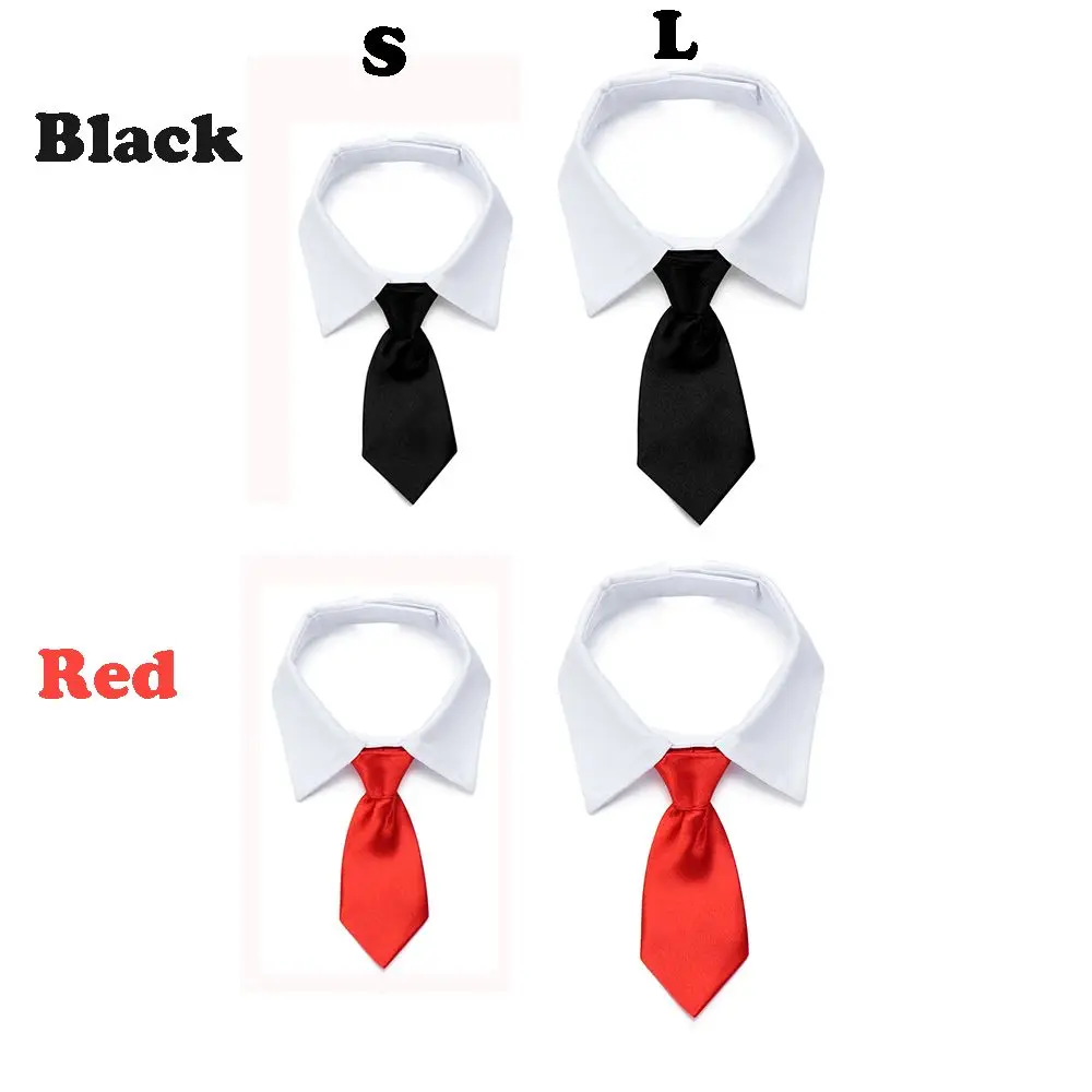 Title 2, Pet Dog Cat Necktie Tuxedo Bow Tie Black and Re...