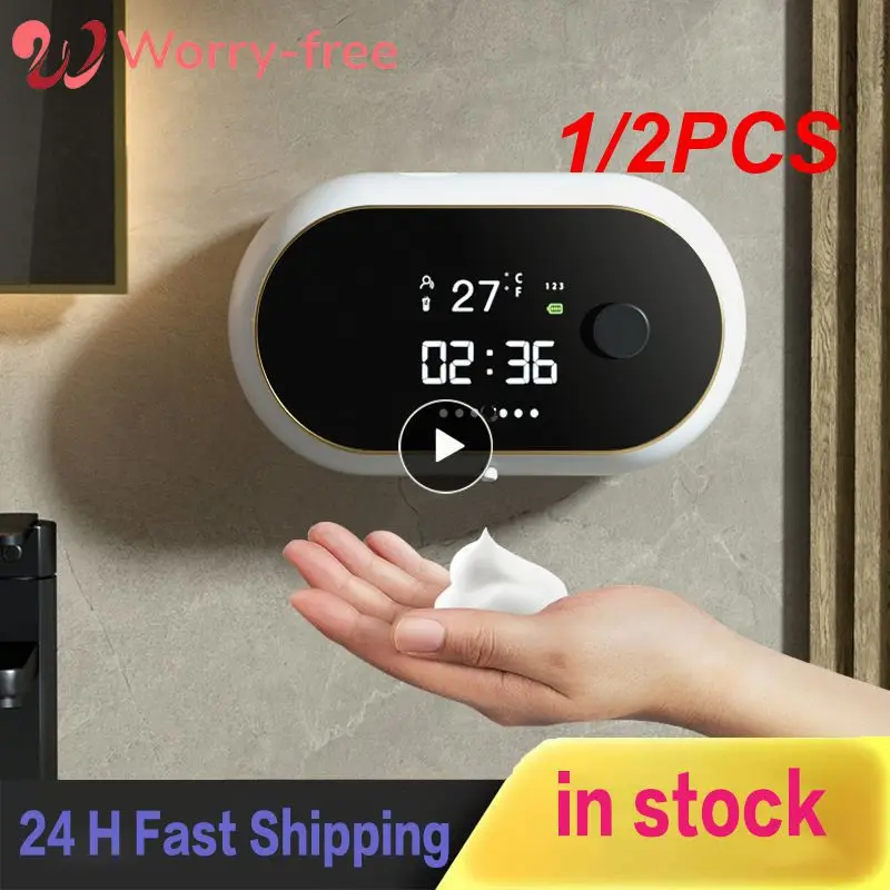 

1/2 шт., автоматический настенный дозатор пенного мыла