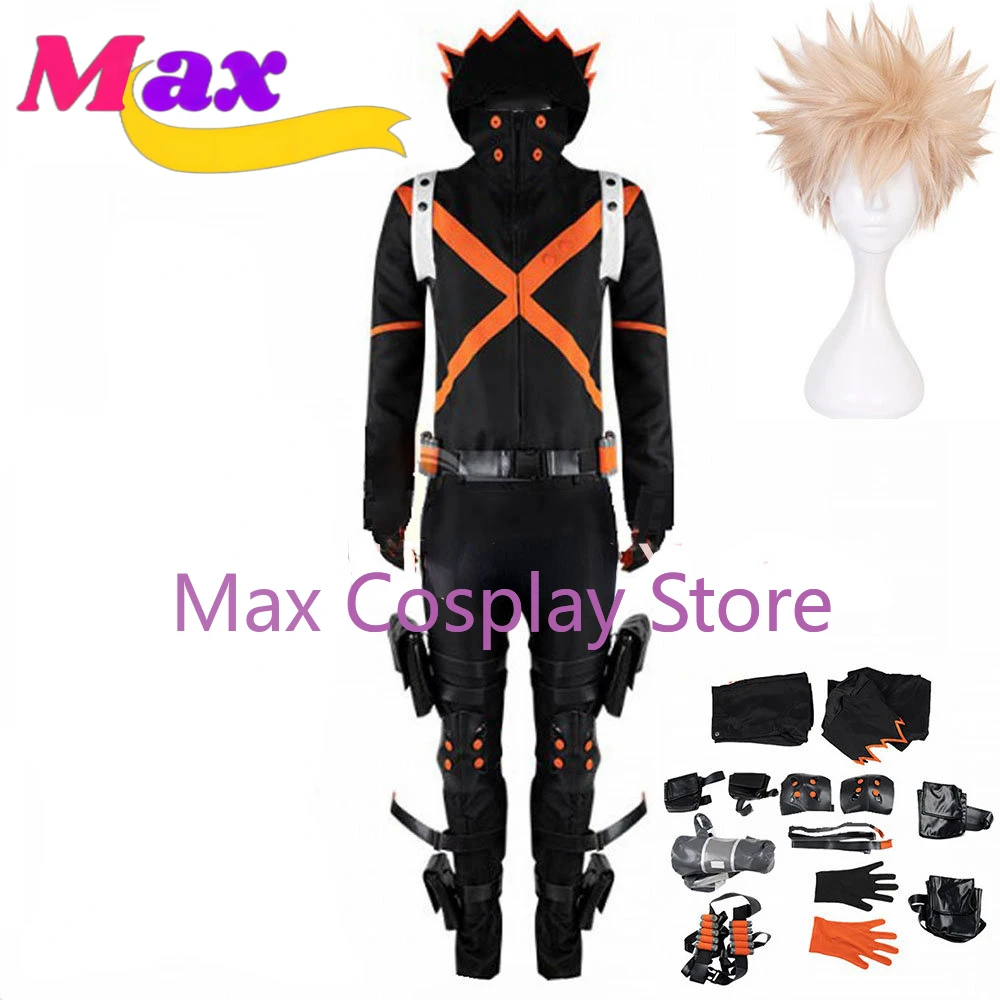 Костюм для косплея Max Cos «Мир es Mission Katsuki Bakugou», костюм для Хэллоуина Bakugou, Индивидуальный размер