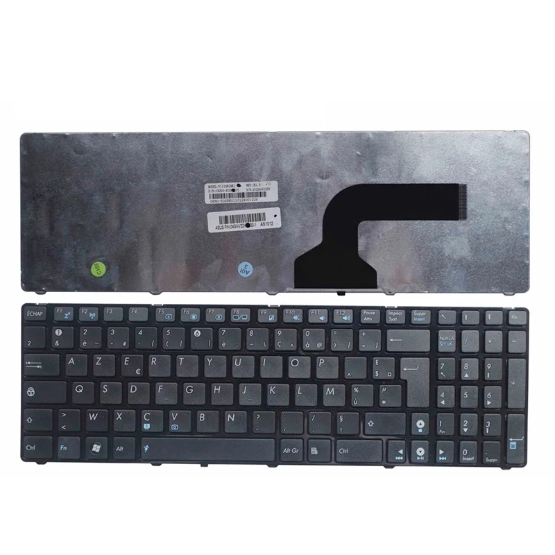 

AZERTY FR Французская клавиатура для Asus F55A F55C F55U F55V F55VD F70 F70SL F75A F75 F75V Z54 Z54C Z54H Z54HR A55 A55DE A55DR