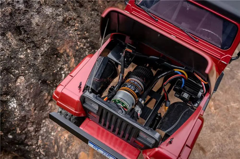 Fms1:10 Rc Artr 11033 Remote Control Explorer Car Mashigan Rc Rock Crawler Rs Red 4wd Rtr 4wd Off-Road Climber Boys Toys Gift 6
