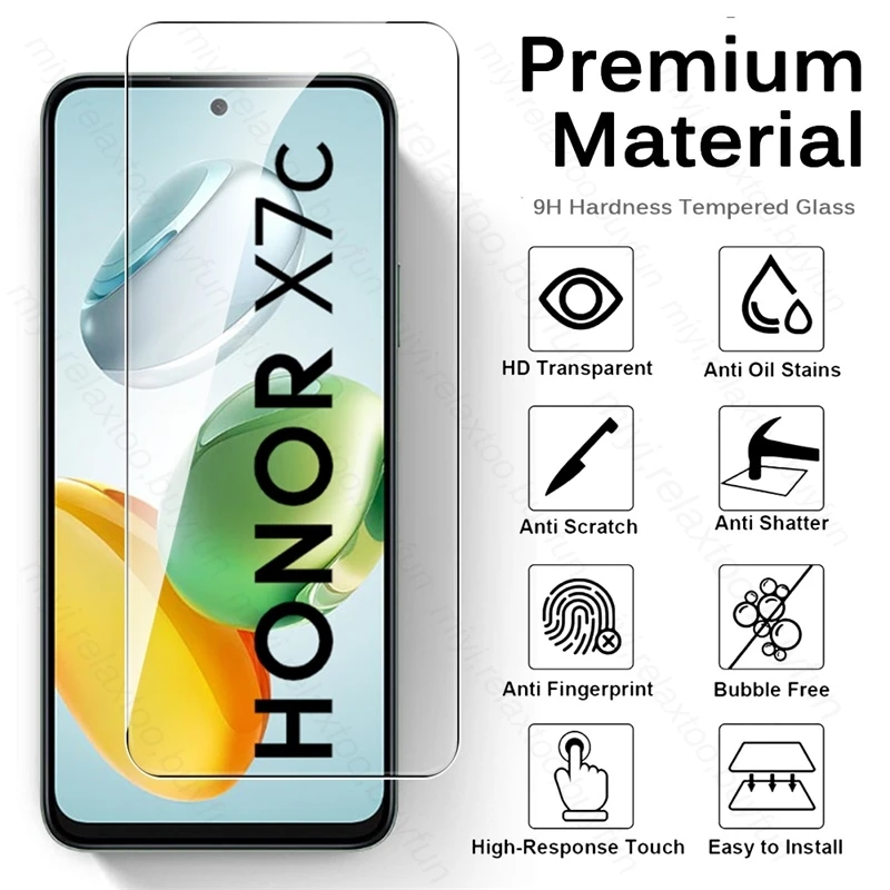 Protective Clear HD Tempered Glass Case – 5-Pack Screen Protector Film