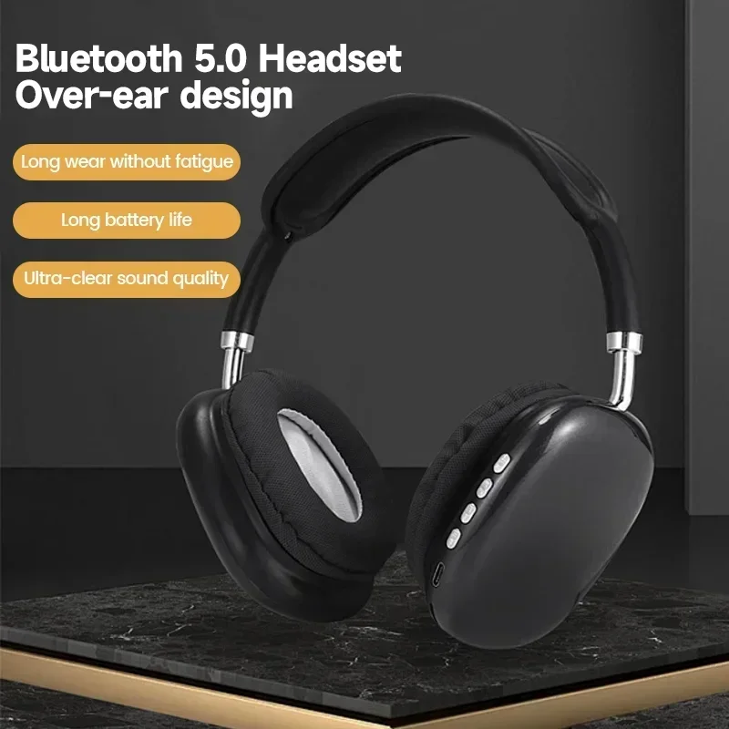 2025 NEW P9 Wireless Bluetooth Headset Outdoor Sport Gaming Wireless Headphones Mic Noise Cancelling Earbuds Bluetooth Earphones 3