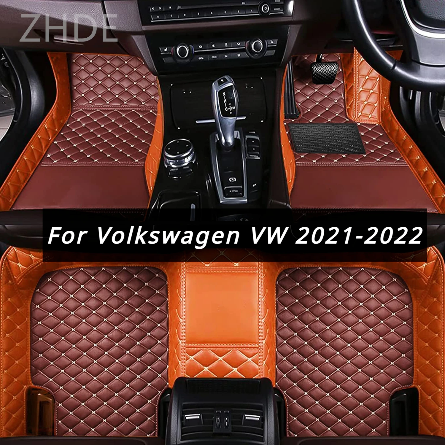 

RHD Carpets Rugs for Volkswagen VW ID.3 ID3 2021 2022 Leather Car Floor Mats Foot Pads Custom Auto Accessories Interior Styling