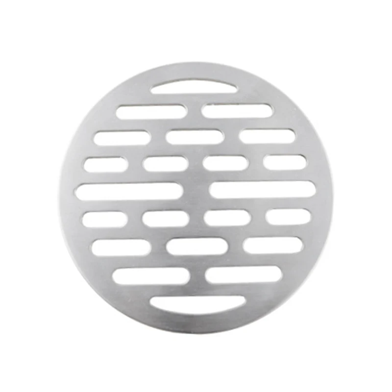 Floor Drain Covers Anti-clogging Bathroom Stainless Steel Round Floor Drain Cover Plate 10/11.2/11.7/12CM 1Pcs floor drain filter shower drain cover floor drain
