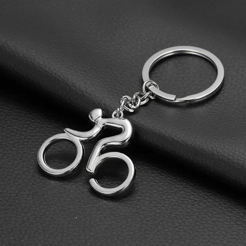 1 Stück, Metall-Fahrrad-Schlüsselanhänger – perfekt zum Radfahren, Reiten und Aufhängen – ideales Geschenk für Geburtstage, Partys und Feiertage – Detail 5