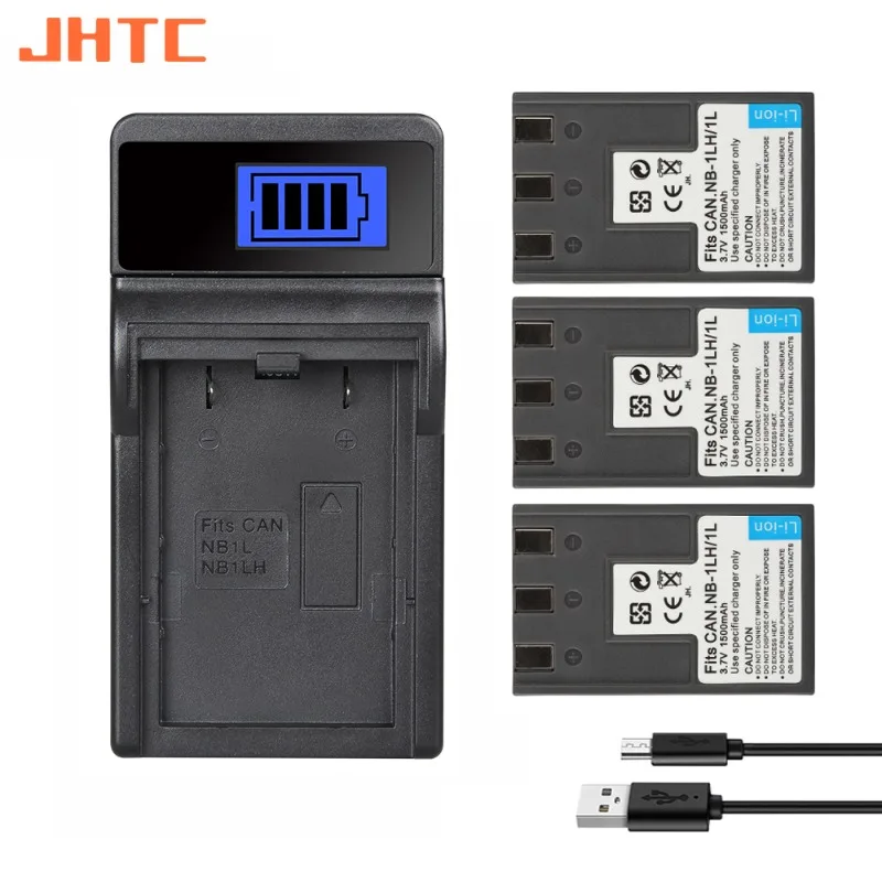 Nb-1L Nb-1Lh Batteria Per Canon Digital S110 Elph S110 S200 S230 S300 S330 S400 S410 Powershot 100 200 1500Mah Caricabatterie