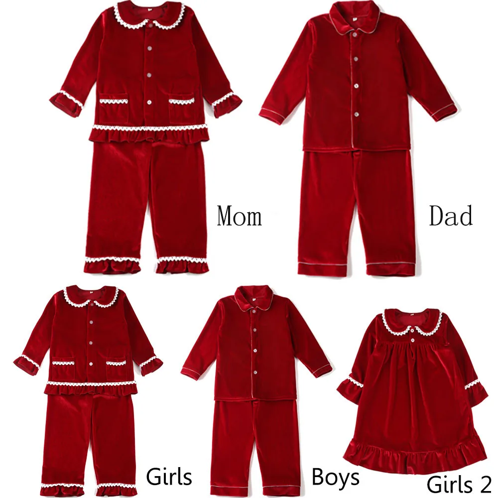 Wholesale2023BabyKidsBoysAndGirlsSiblingPyjamasFamilyMatching