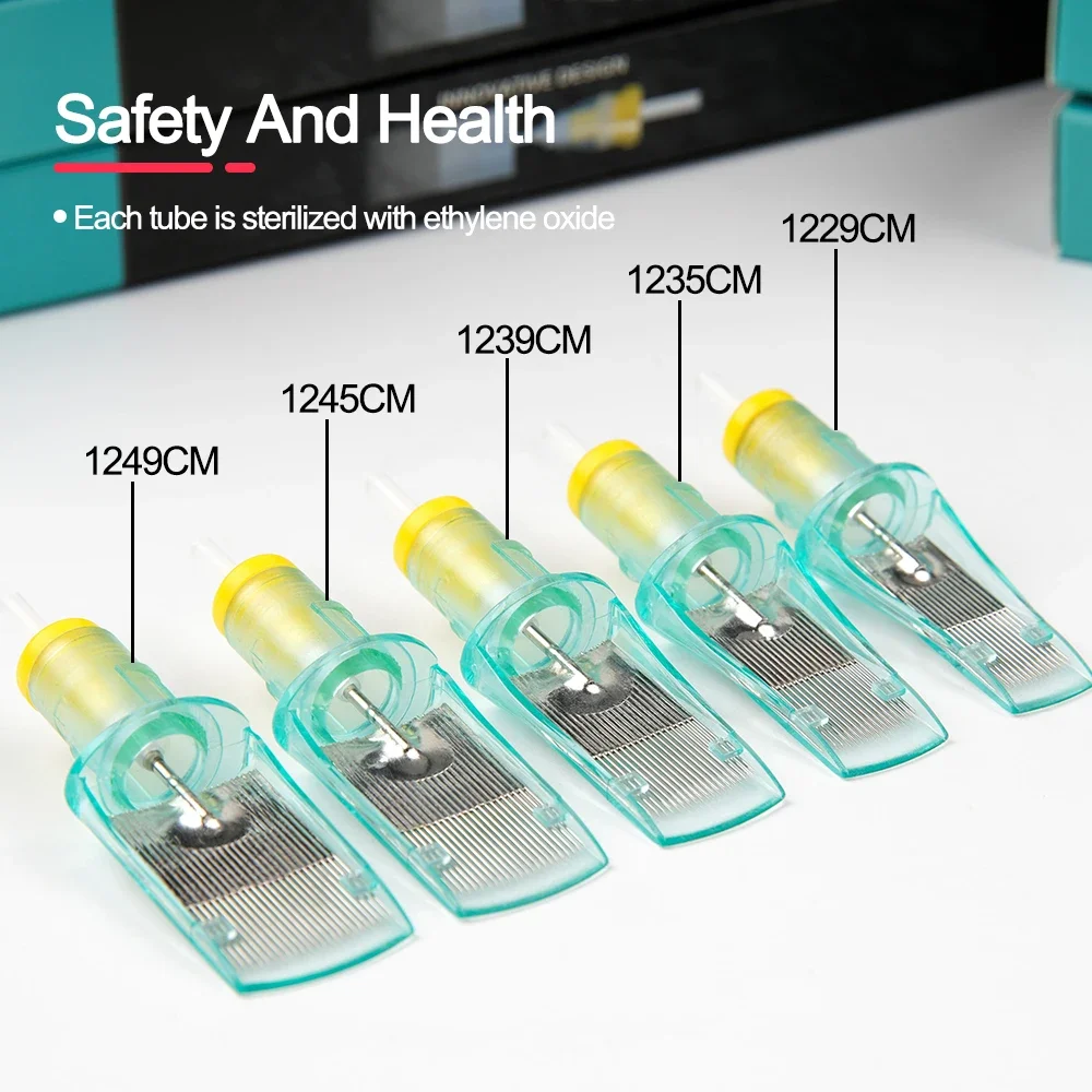 

High Quality Aurora Ⅱ Large Row Needles Stainless Steel Sterilized Tattoo Needles Cartridge For Big Pattern And Shadow Coloring
