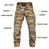 Outdoor Paintball Work Clothing Wear resistant Uniform Combat Shirts Cargo Pants Knee Pads Pants Windproof Suits 3