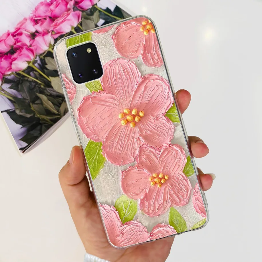 Cute Butterfly Slim Clear Silicone Phone Case Cover