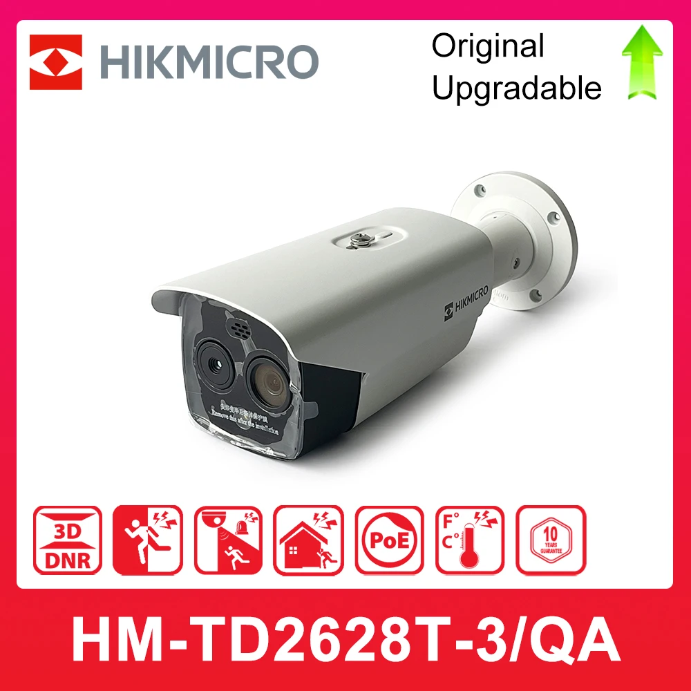 

HIKMICRO HM-TD2628T-3/QA Replace DS-2TD2628T-3/QA Bi-spectrum Thermography Network Bullet Camera Smoking detection Algorithm