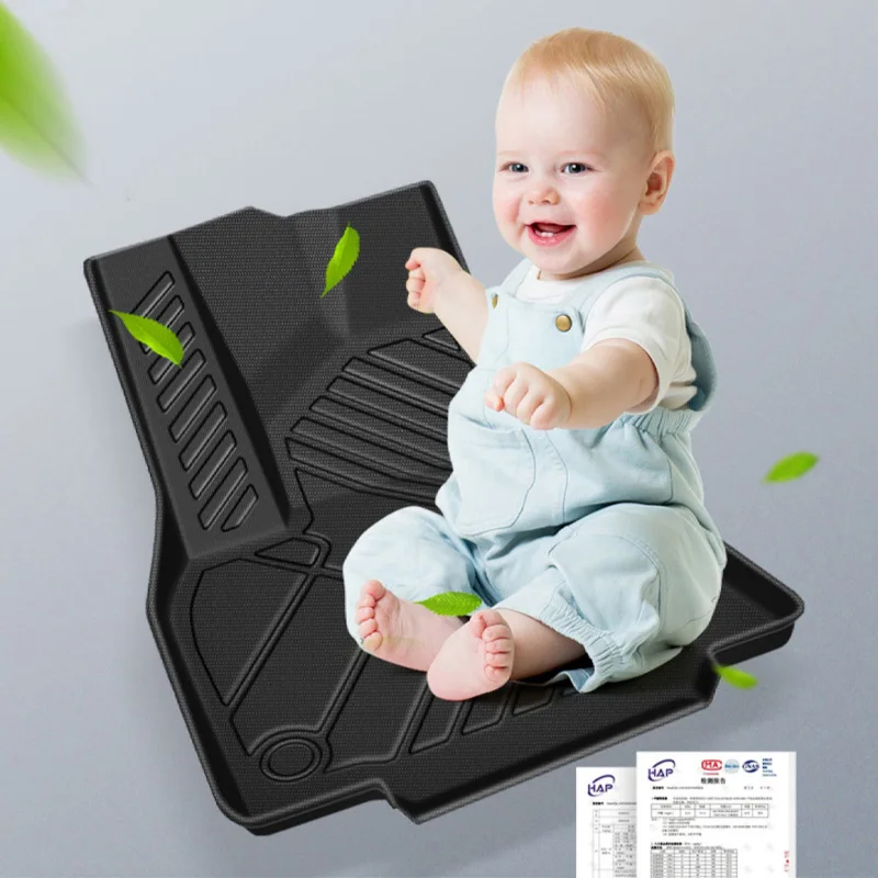 TPE Car Floor Mats Auto Interior Waterproof Foot Carpet Accessories for Haval H6 Hybrid Edition