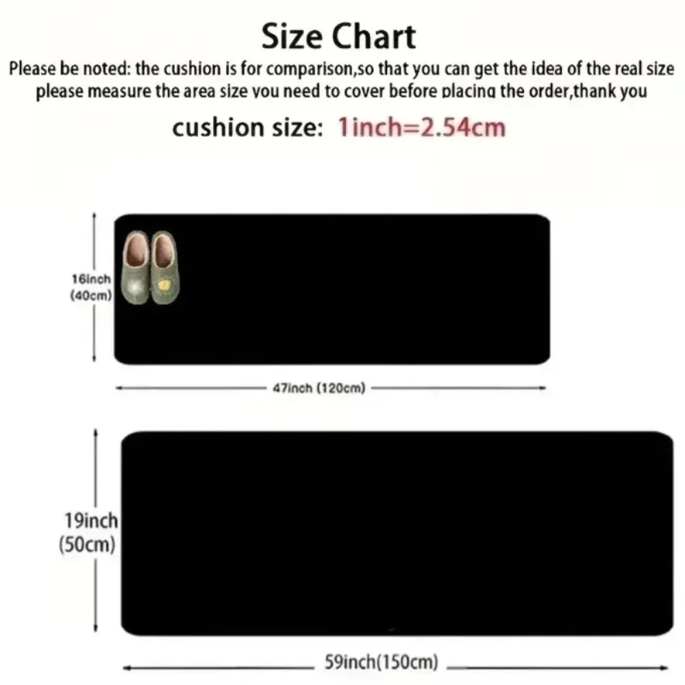 Ink Floral Runner Rug 4