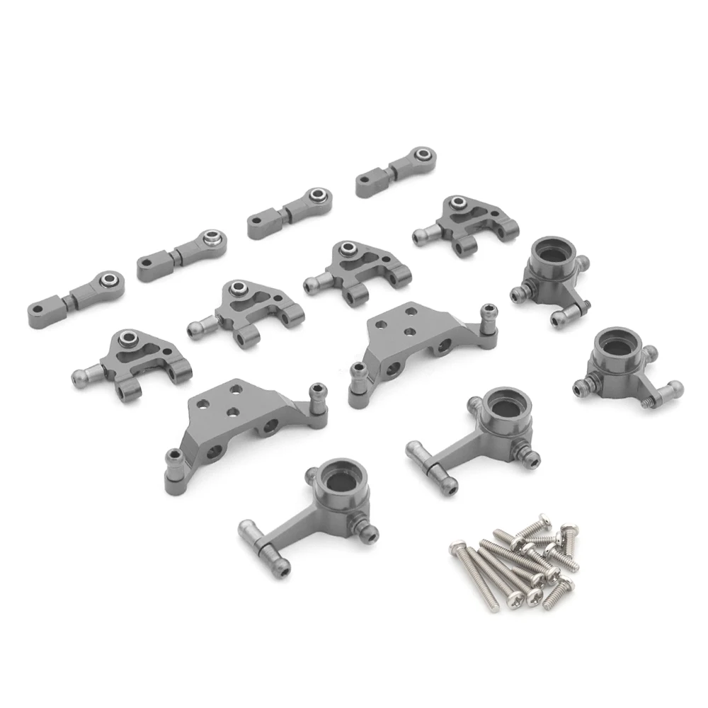 Pièce Métal Amortisseur Bras Oscillant Pour Voiture RC 1/28 - Compatible P929, K969, K999 - Argent