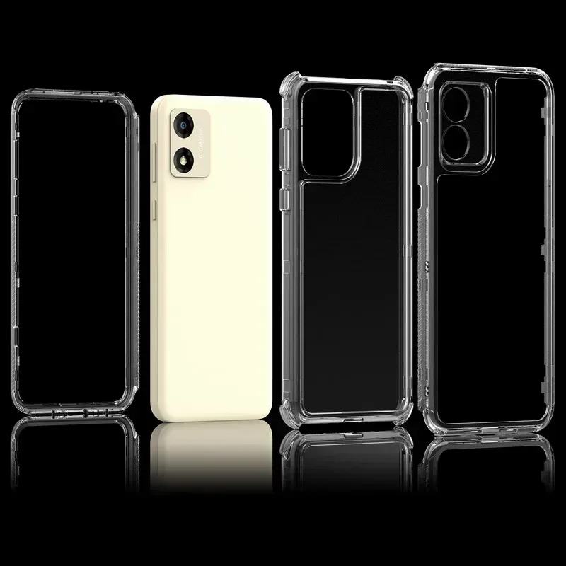 Crystal Clear 3-in-1 Bumper Back Cover