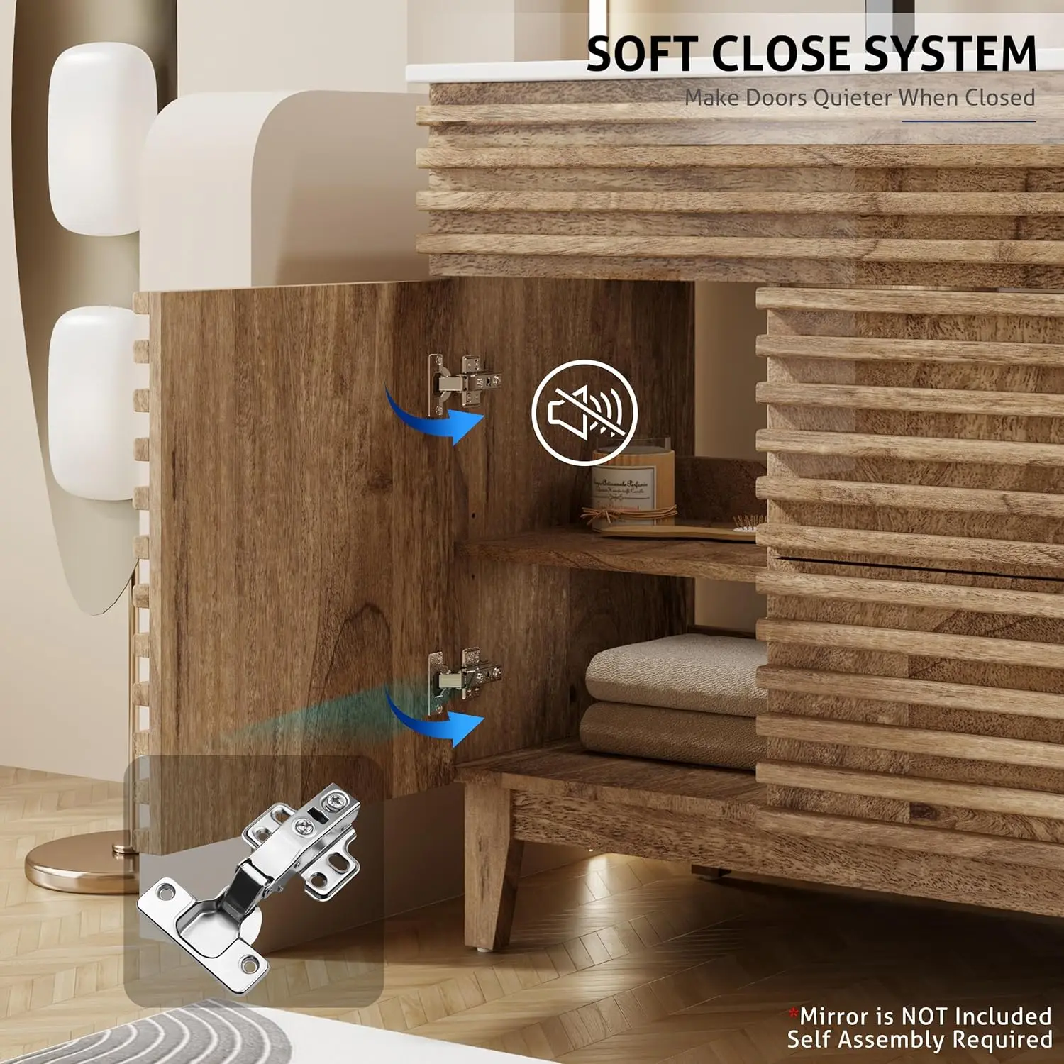 24" Mid-Century Vanity 6