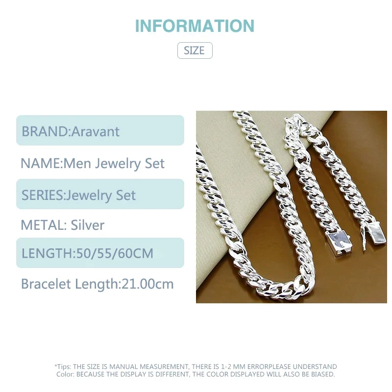 925 Silver Jewelry Sets For Women Men Sideway Necklaces Bracelets Jewelry Gifts jewelry set silver jewelry silver jewelry set