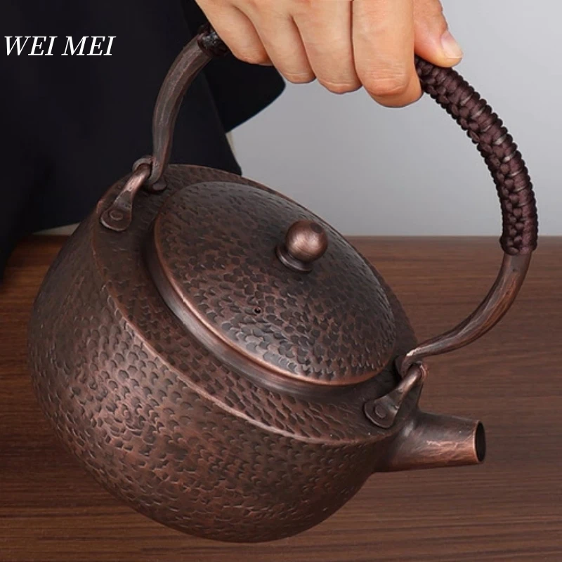 Vintage Copper Tea Pot 3