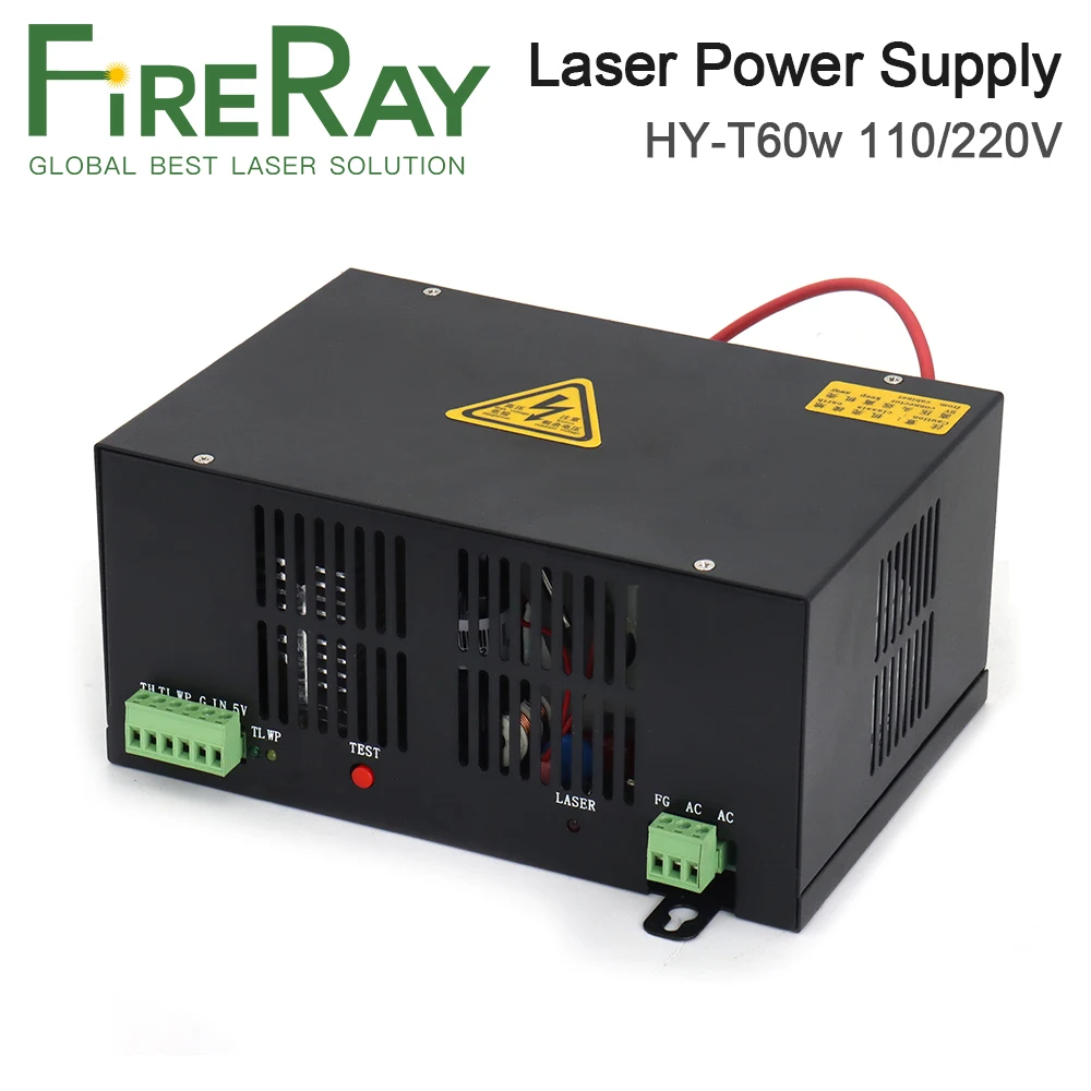 

Лазерный блок питания FireRay 60 Вт CO2 для лазерной гравировальной машины CO2