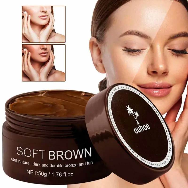50/200g Self Tanner Lotion Long Lasting Sunless Indoor Tanning Lotion Natural Glow Body Bronzer Body Bronzing