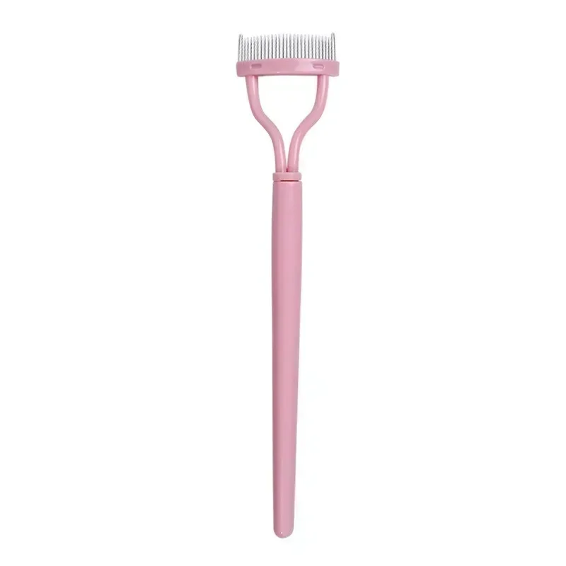 Eyelash Curler 1pc Eyelash Separator Metal Teeth Foldable Eye lash Curler Beauty Makeup Stainless Eyelashs Brush Comb Mascara Curl Make up Tool