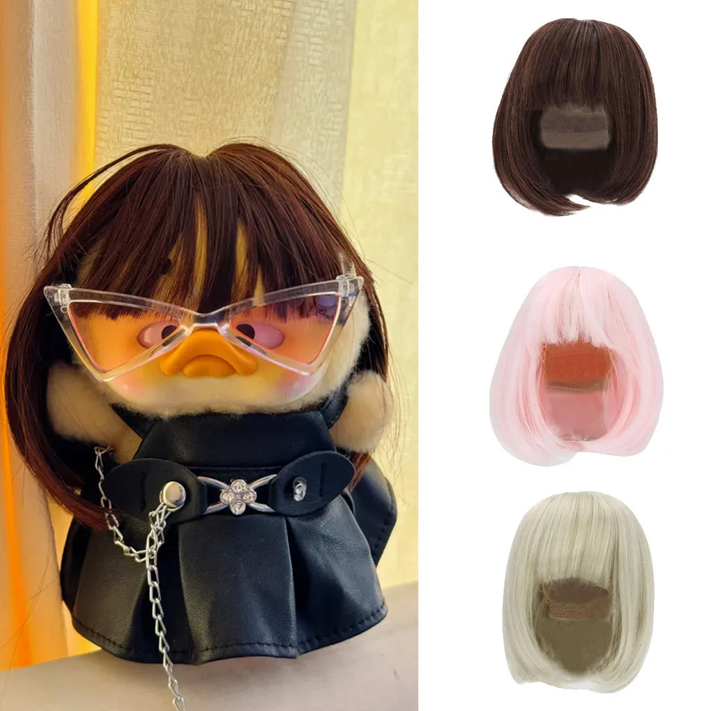 Doll Wig High Temperature Fibre Durable BJD Hair for upset duck decoration for toys (no doll)