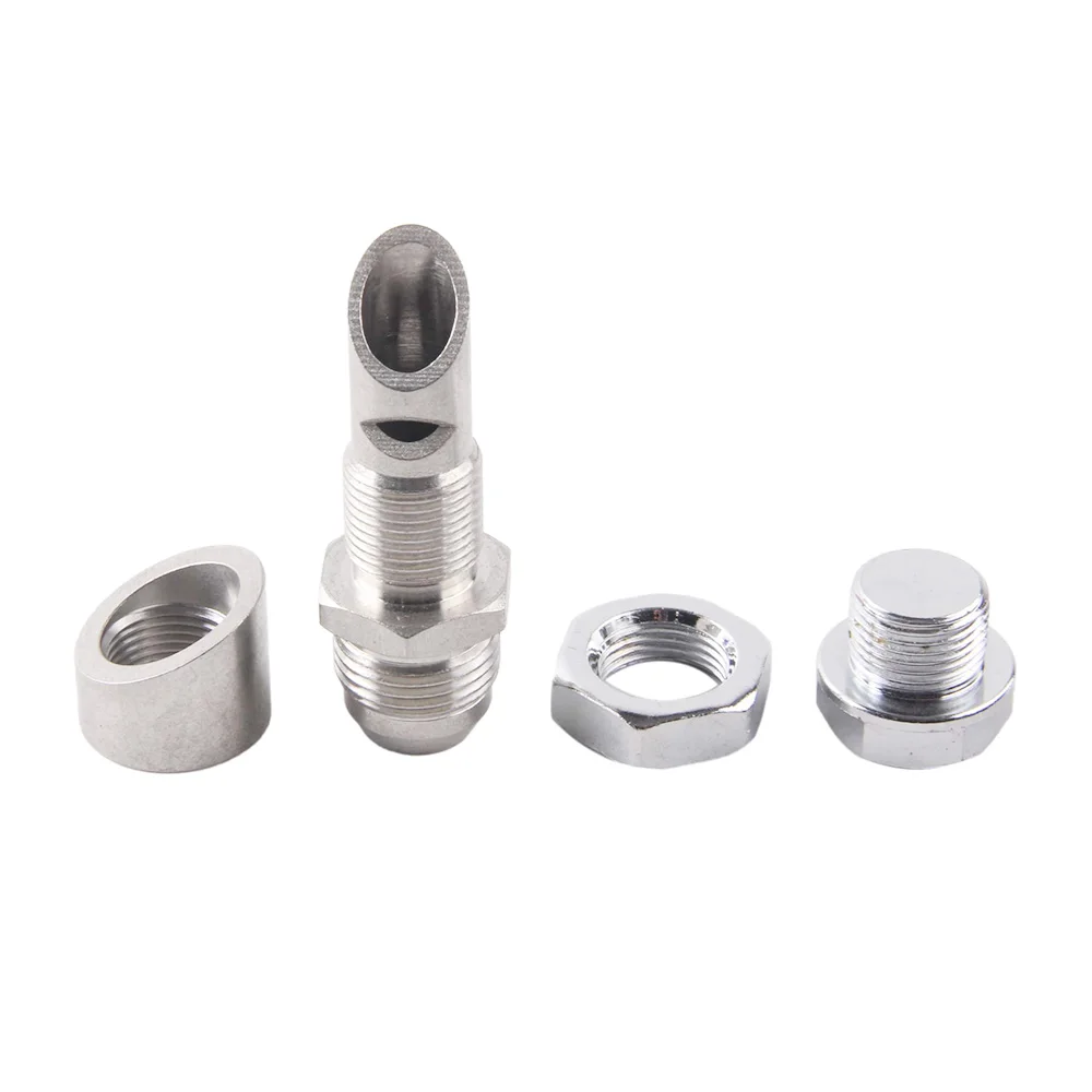 Stainless Steel Exhaust Vacuum Kit Catch Can Vent E-VAC Scavenger Kit includes T304 SS E-VAC fitting
