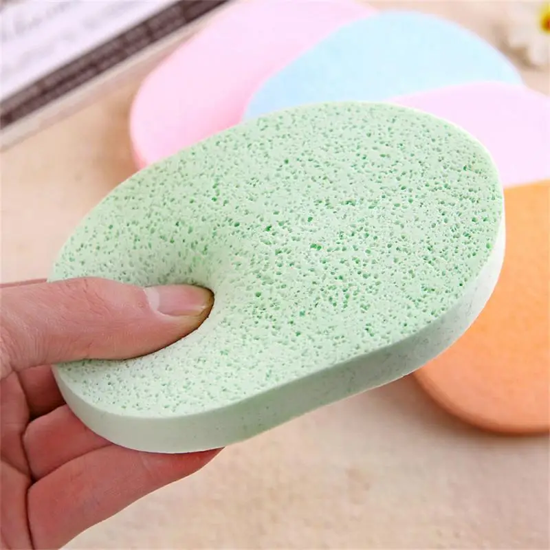 Soft Sponge Puff Make Up Facial Face Washing Cleansing Pad Natural