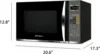 MWG9115SB-N Microwave Oven with Griller, Timer & LED Display 1100W, 11 Power Levels, 9 Pre-Programmed Settings, Removable Glass 3